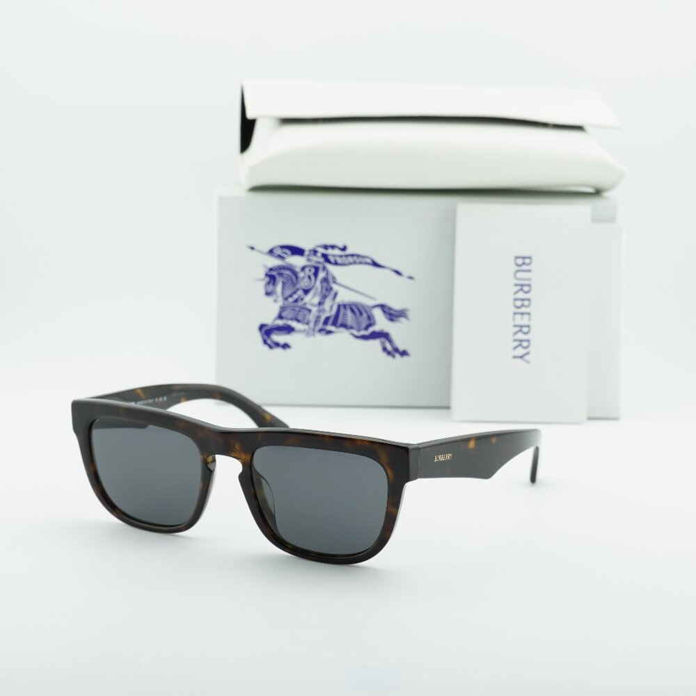 Burberry BE4431U 300287 Square Sunglasses - Havana/Grey